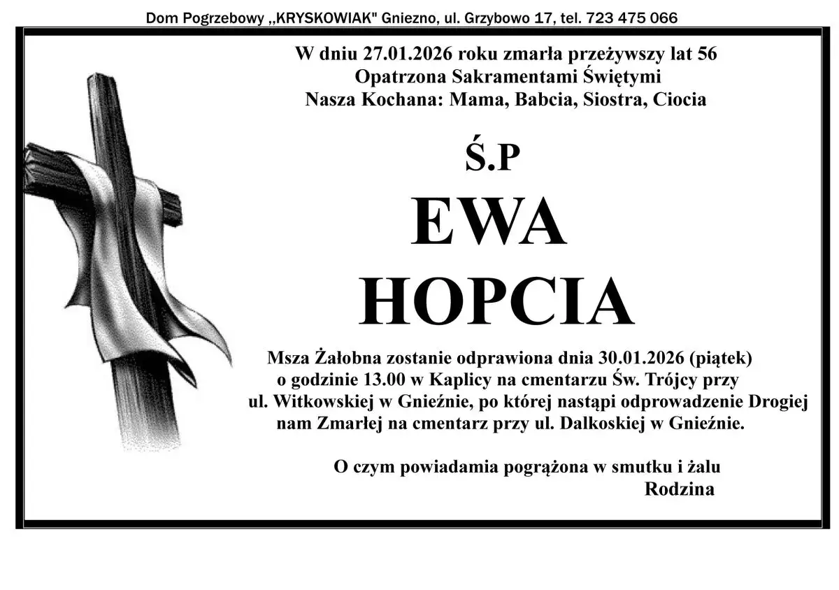 nekrologi online gniezno