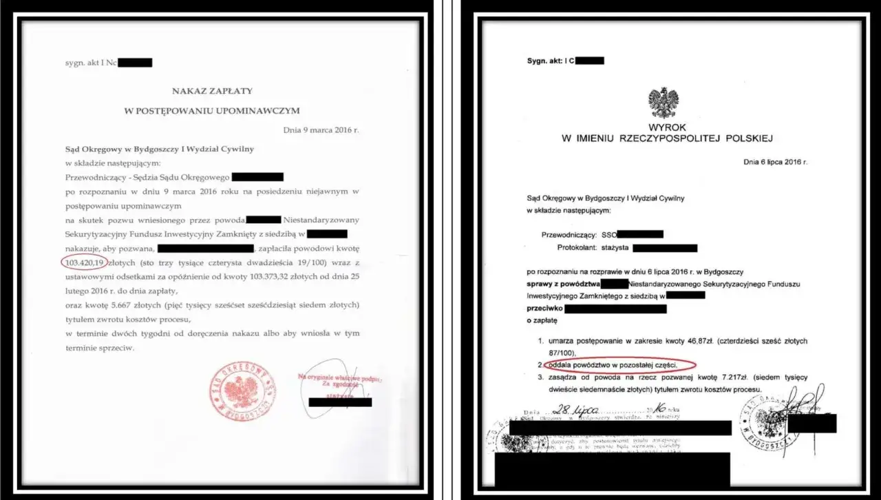 błędy we wniosku o umorzenie