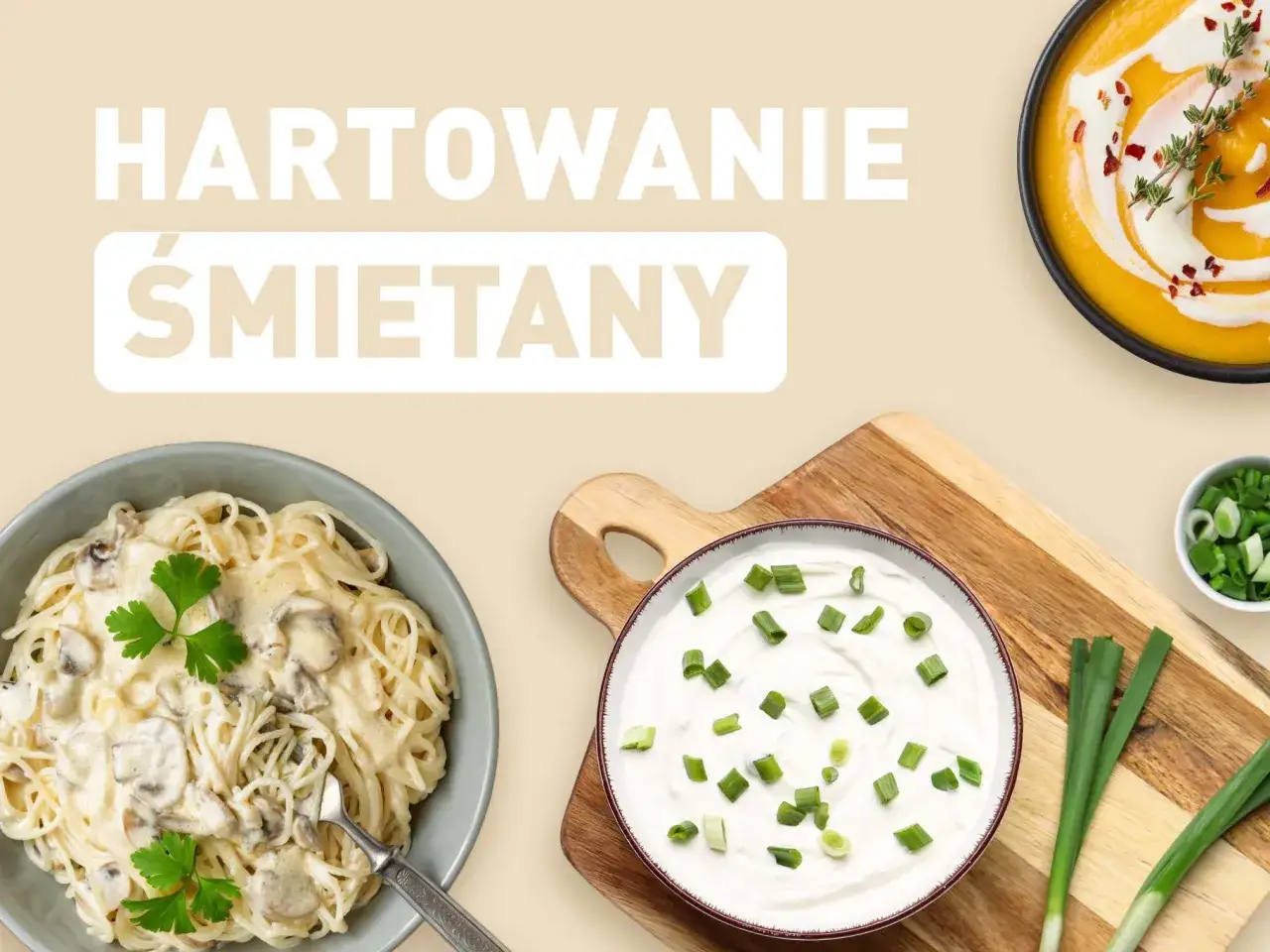 hartowanie śmietany do zupy
