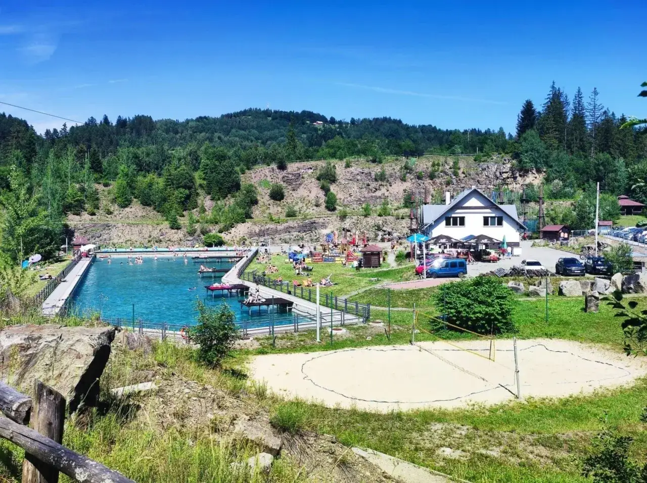 Geo Park Glinka widok z lotu ptaka