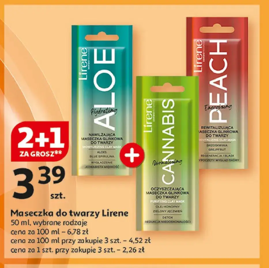 Gdzie kupić maseczkę Lirene Energising Peach i cena