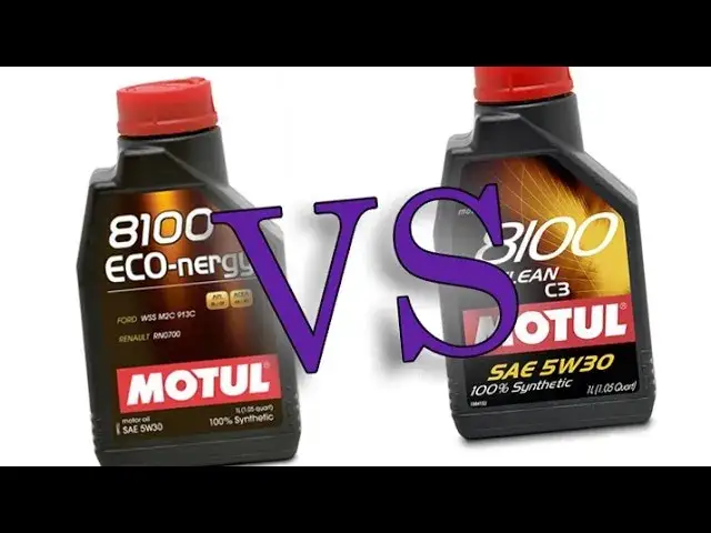 Motul 8100 Eco-nergy vs Specific 913D porównanie opakowań
