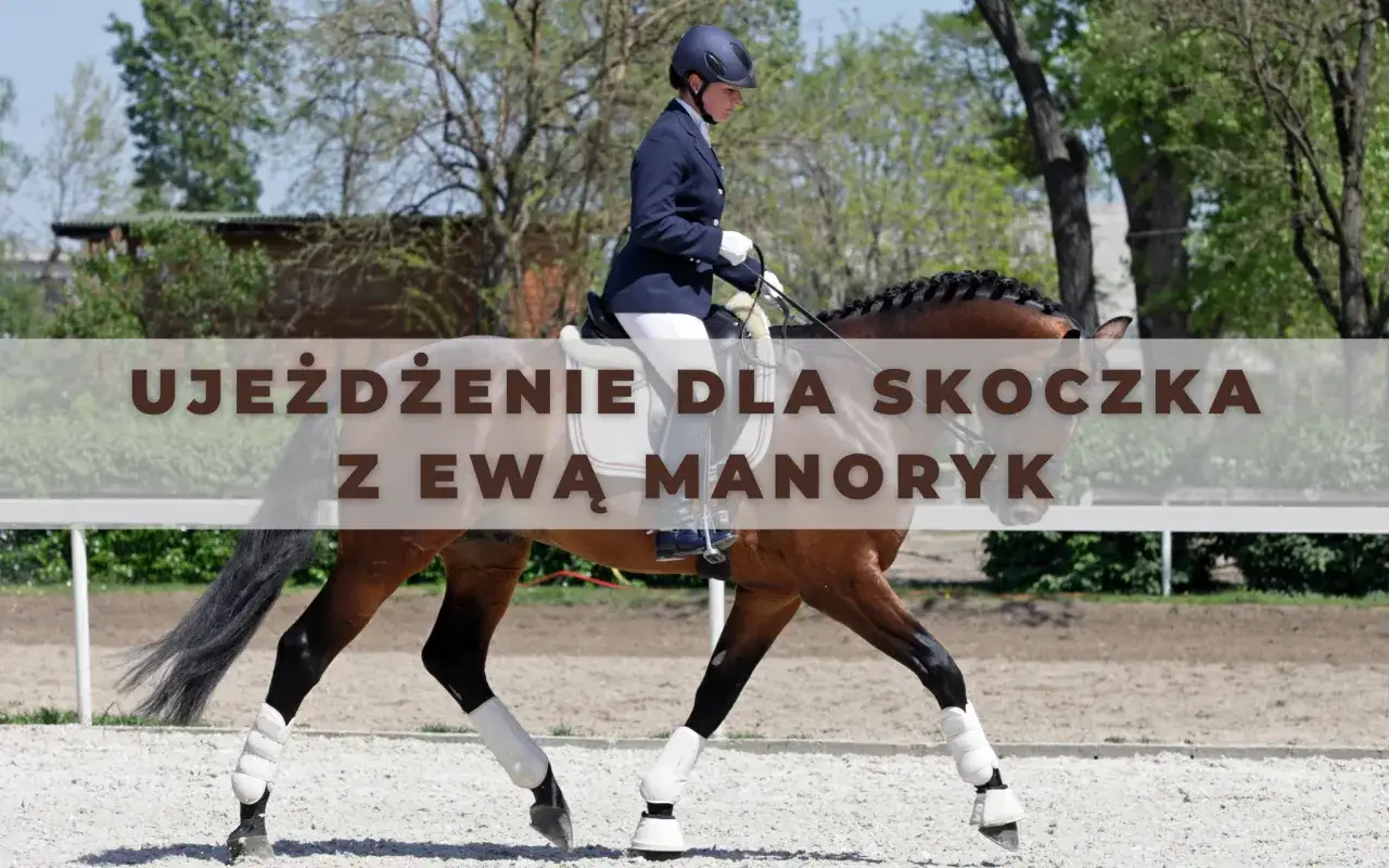 Ujeżdżenie dla skoczka z Ewą Manoryk w JKS Stajnia pod Skowronkiem.