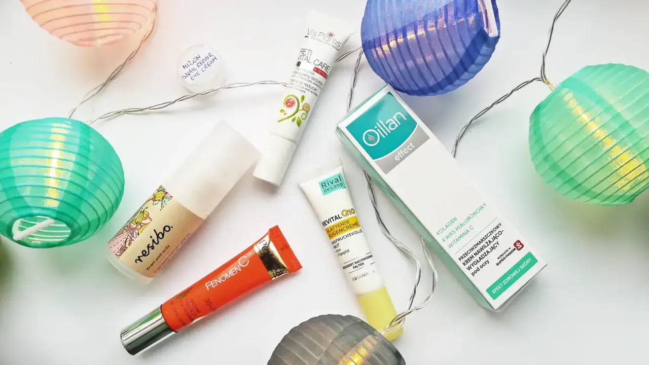 różne konsystencje kremów pod oczy żel serum