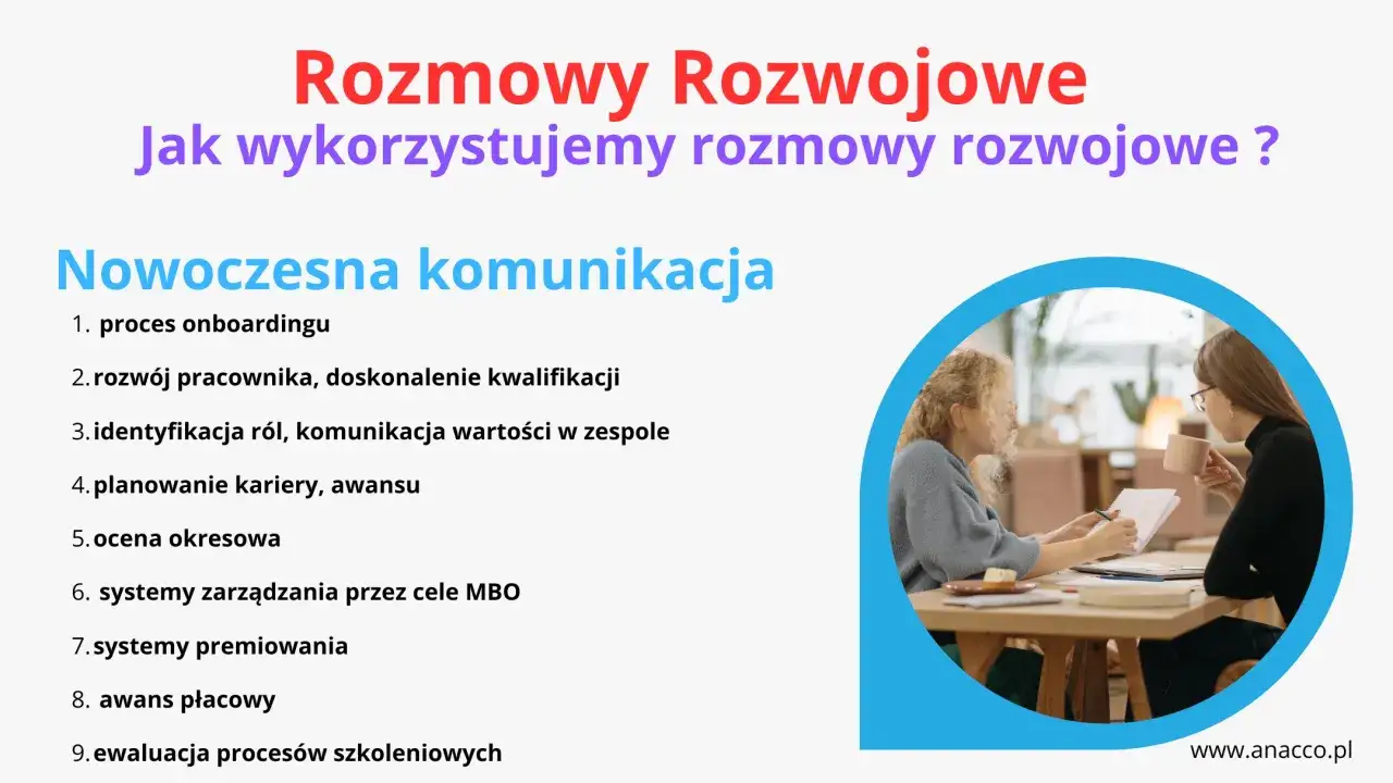 Rozmowy rozwojowe to klucz do nowoczesnej komunikacji w firmie. Dwie kobiety dyskutują przy stole, omawiając ważne kwestie.