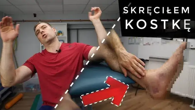 jak prawidłowo zabandażować skręconą kostkę