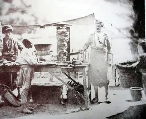 historyczny kebab szaszłyk Imperium Osmańskie