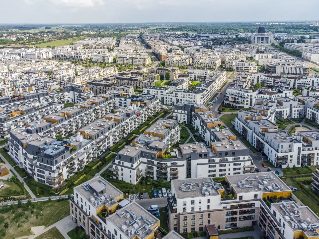 Miasteczko Wilan&oacute;w urbanistyka