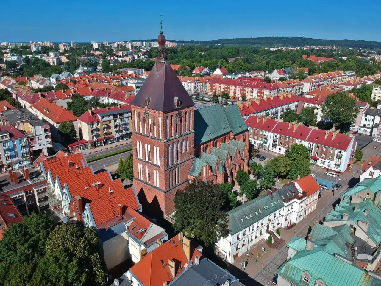 Koszalin starówka katedra