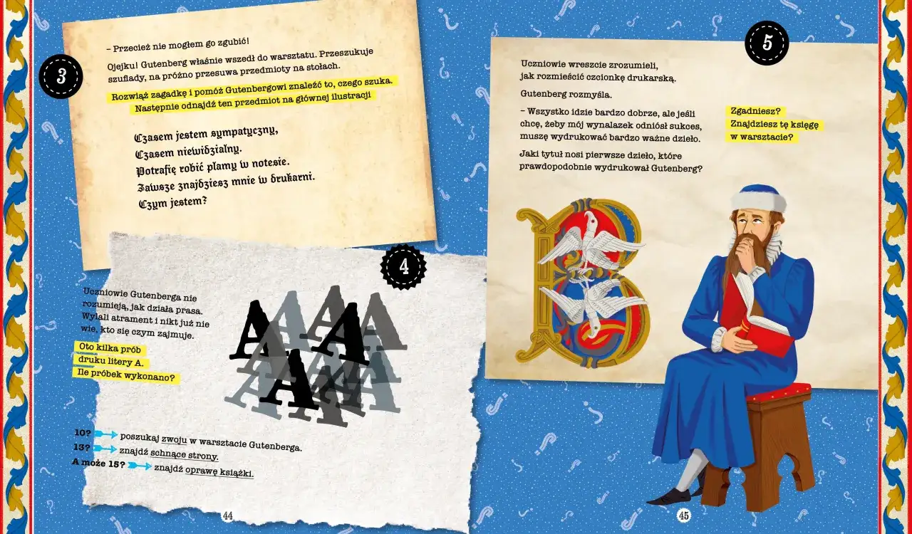 Gutenberg szuka książki, a uczniowie drukują. Czy to podróż w czasie? Szukaj wskazówek, jakie są najlepsze książki o podróżach w czasie, paradoksach i zasadach.