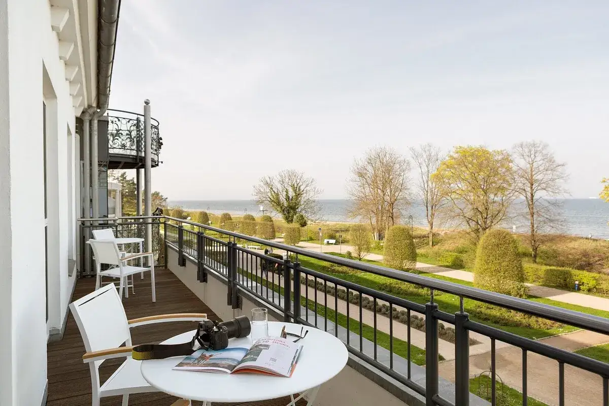 Villa Strandrose Ahlbeck Zimmer Meerblick Balkon