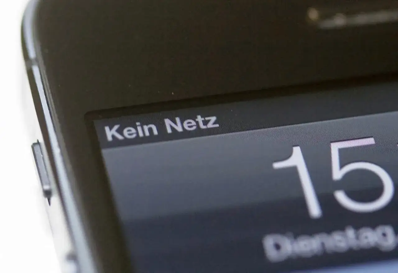 Das Handy zeigt 