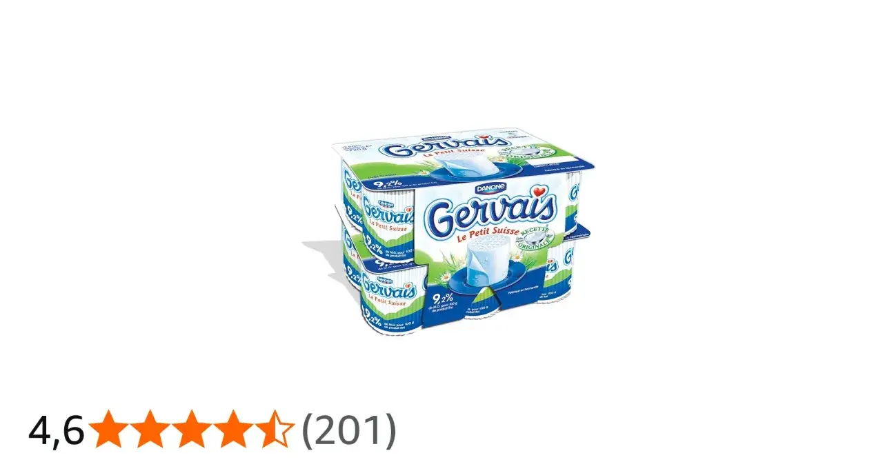 Lot de petits suisses Gervais, recette originale. Un délice crémeux pour tous, même sans lactose.