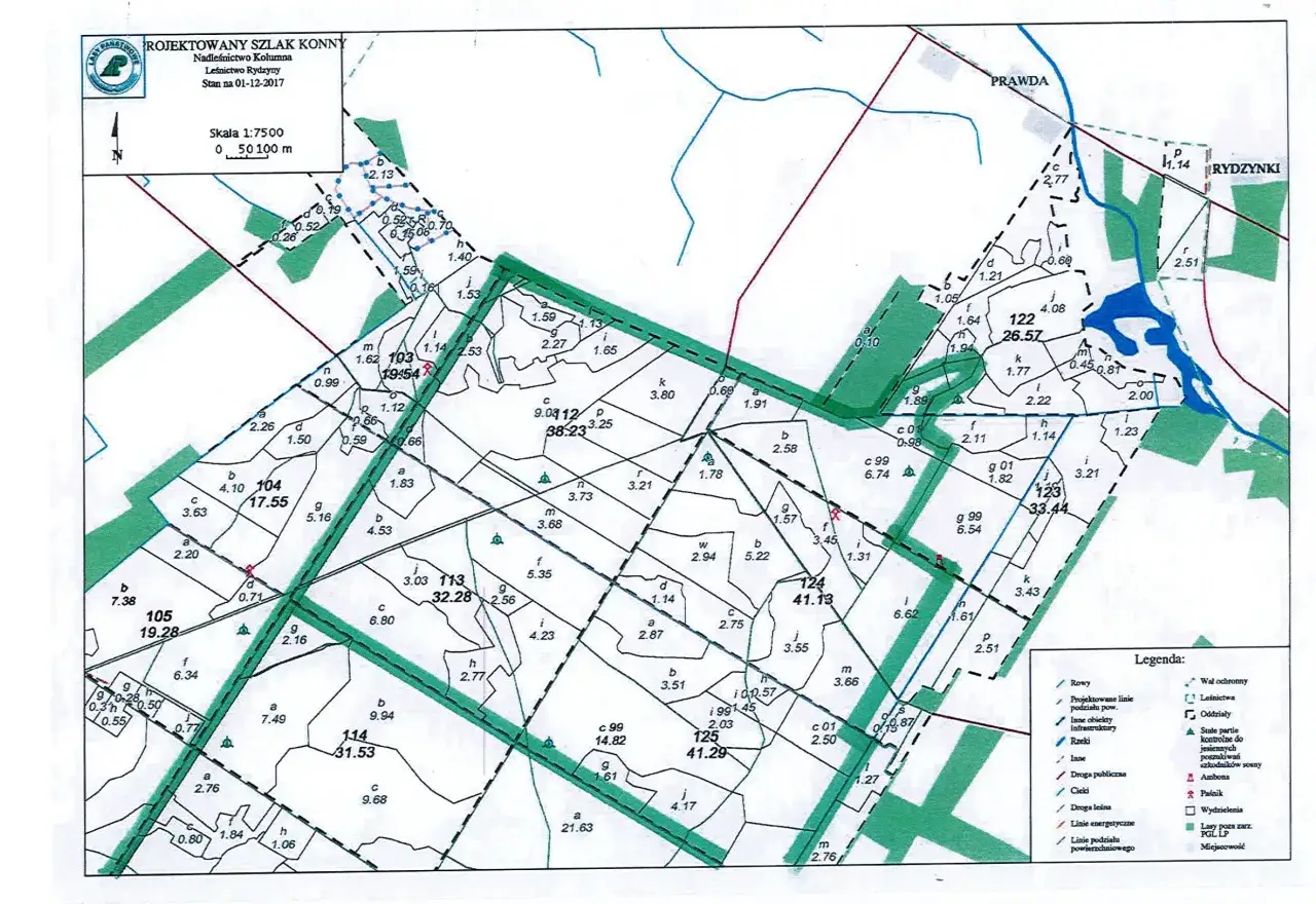 Mapa stadnin koni Legionowo i okolice