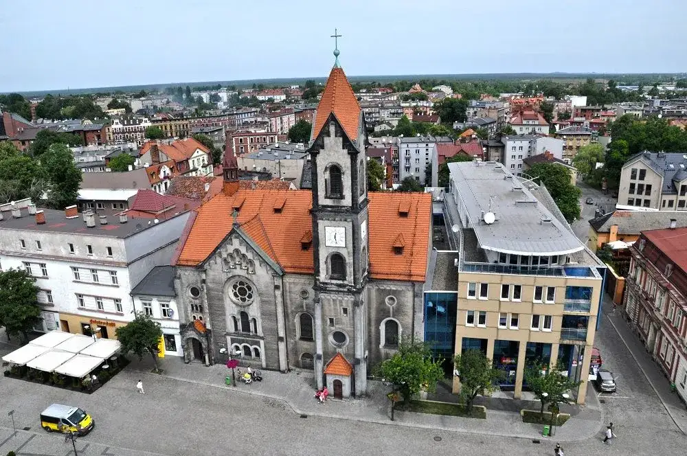 Rynek Tarnowskie Góry zabytkowe kamienice