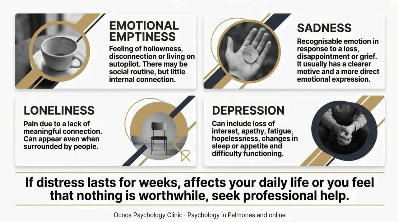 Emotionale Leere: Ein Gefühl der Hohlheit, das auf Autopilot leben lässt. Wenn dieses Gefühl anhält, suchen Sie Hilfe.