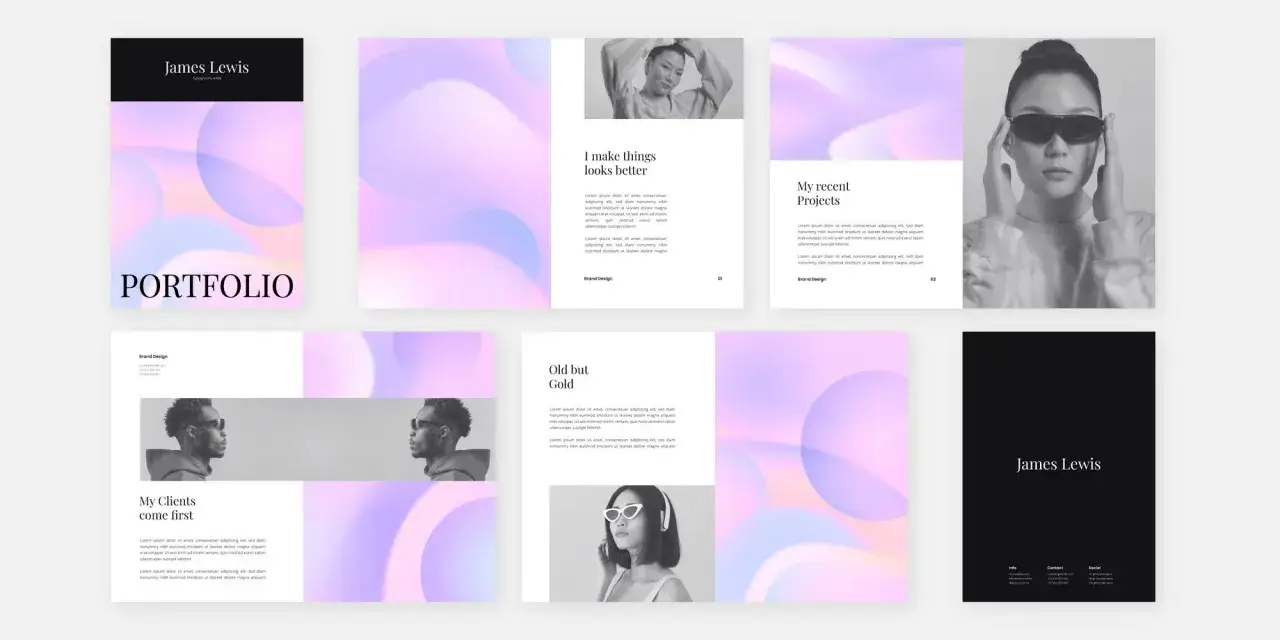 Portfolio Jamesa Lewisa, grafika. Inspirujące projekty i wskaz&oacute;wki, jak zostać grafikiem.