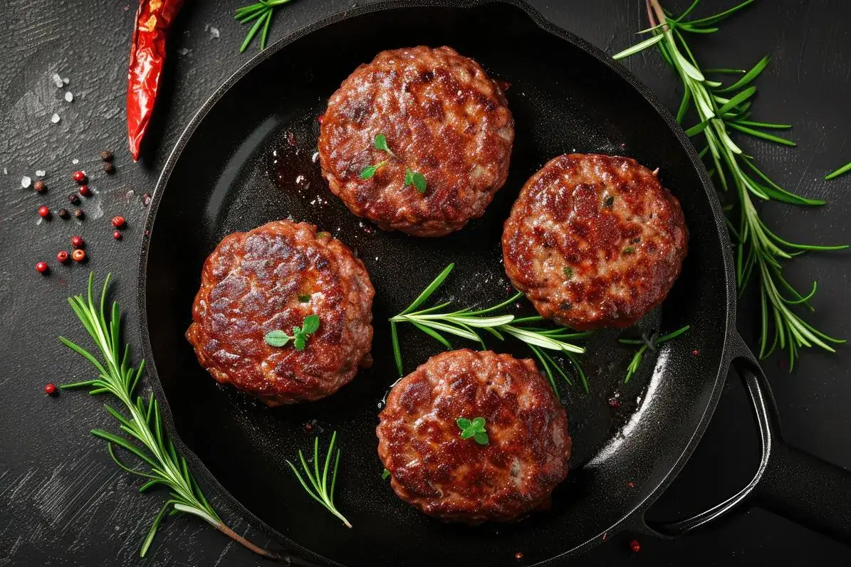 Rodzaje kotletów do burgerów (wołowy, drobiowy, wege)