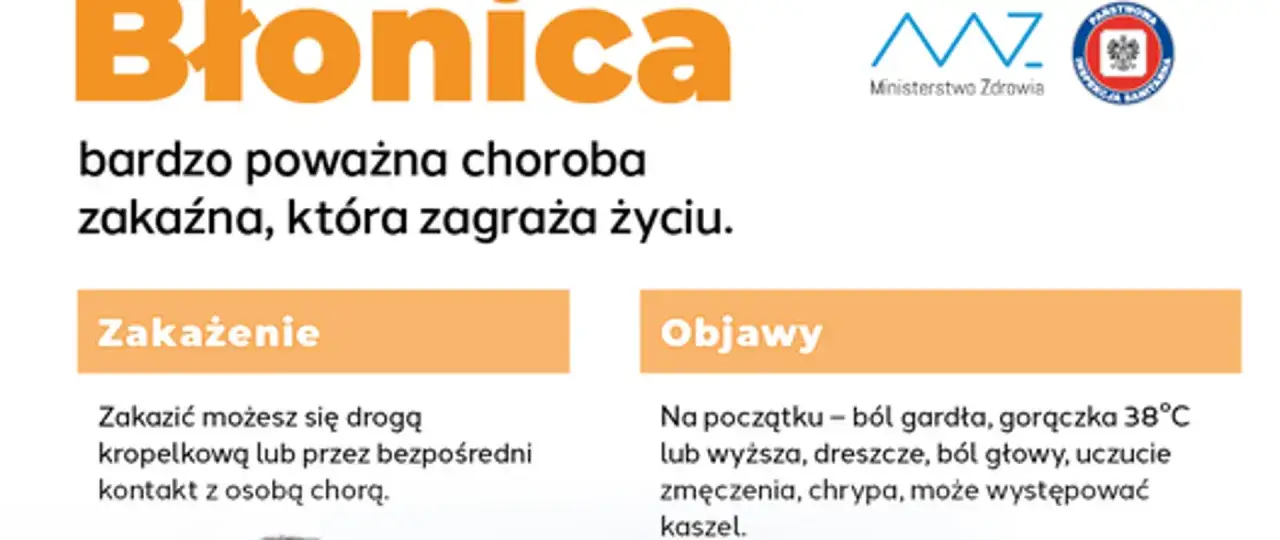 Błonica: objawy to ból gardła, gorączka, dreszcze, ból głowy, zmęczenie i chrypa. Ta poważna choroba zakaźna zagraża życiu.