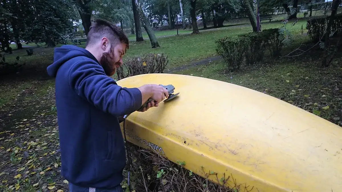 Spawanie kajaka polietylenowego