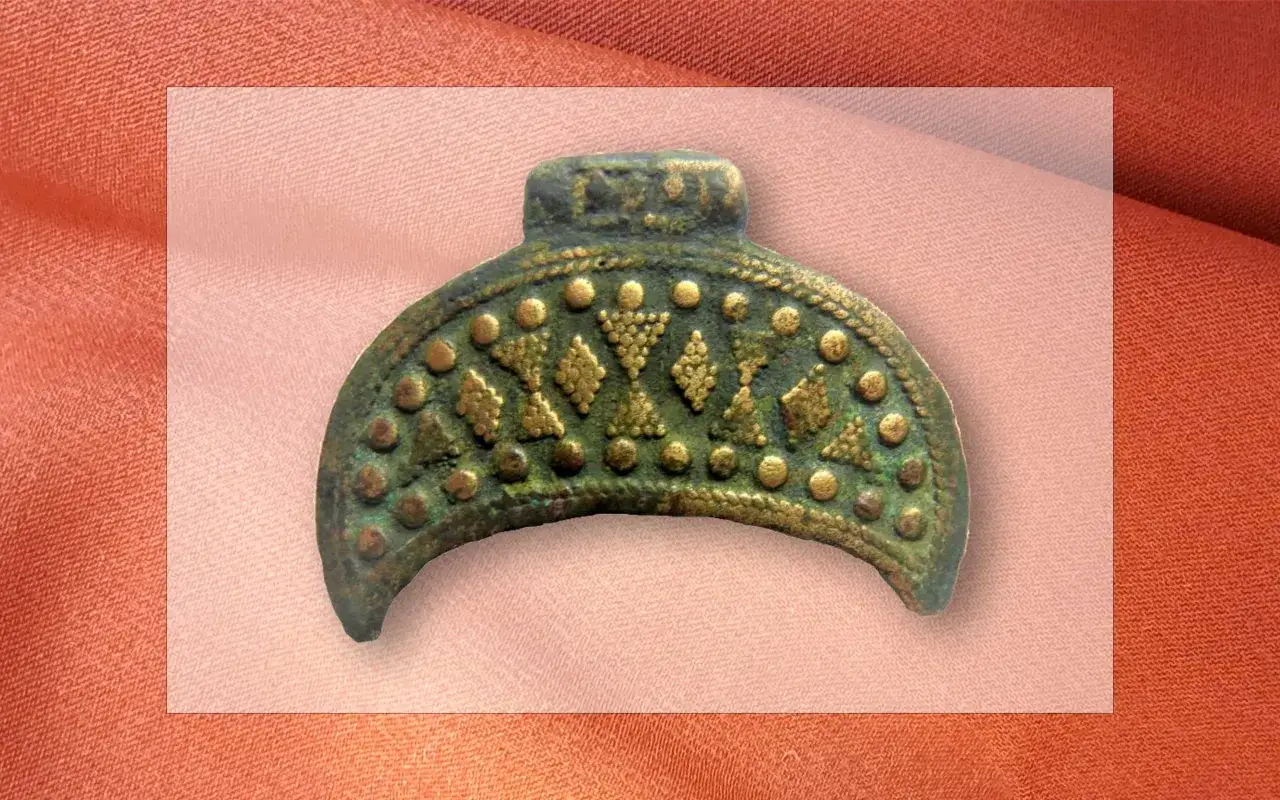 starożytna lunula słowiańska amulet