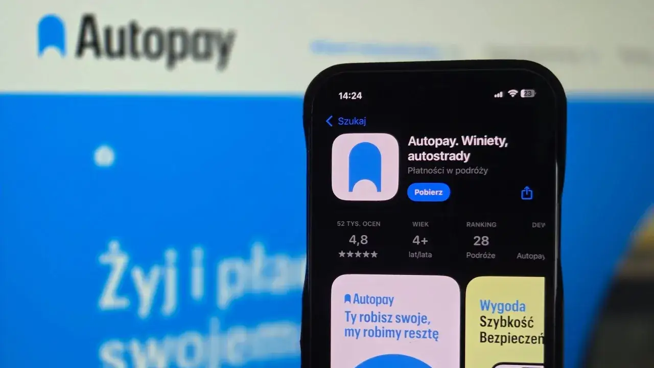 Autopay działa na autostradach, ułatwiając płatności w podróży. Aplikacja jest dostępna do pobrania.