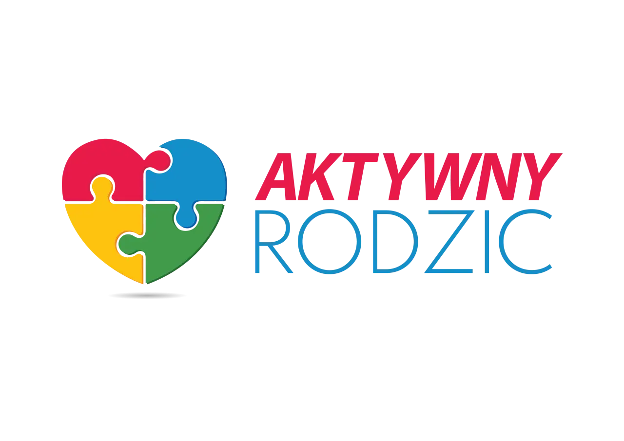 Logo z sercem z puzzli i napisem