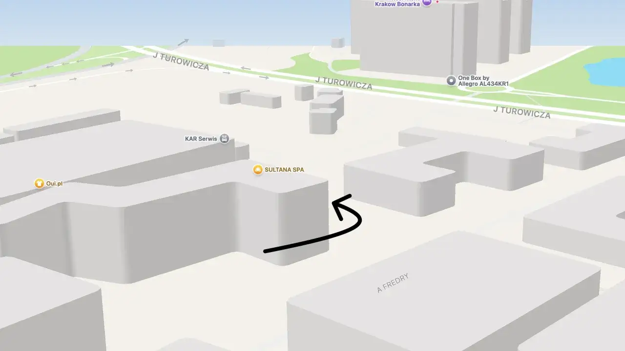 Mapa Day Spa Kraków lokalizacje