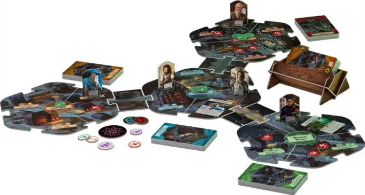 Horror w Arkham 3 edycja plansza i komponenty