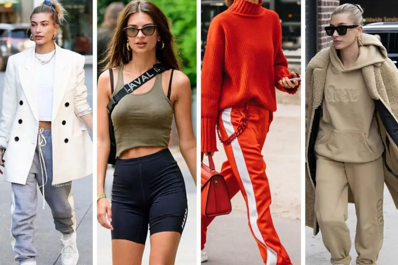modna stylizacja sportowa na co dzień kobieta
