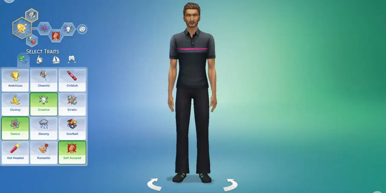 Wybieranie cech dla Sima w The Sims 4: oto jak zmienić cechy sima w The Sims 4, wybierając spośród wielu opcji.