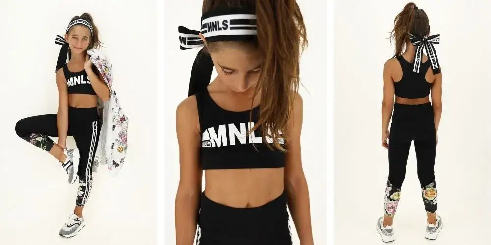 Modne bluzki dla dziewczynek 11 lat oversize crop top bufiaste rękawy