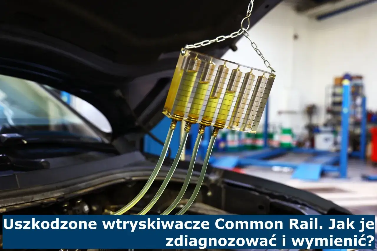 Narzędzie do testowania wtryskiwaczy Common Rail pokazuje nierównomierny poziom paliwa, co może świadczyć o uszkodzony jeden wtrysk objawy.