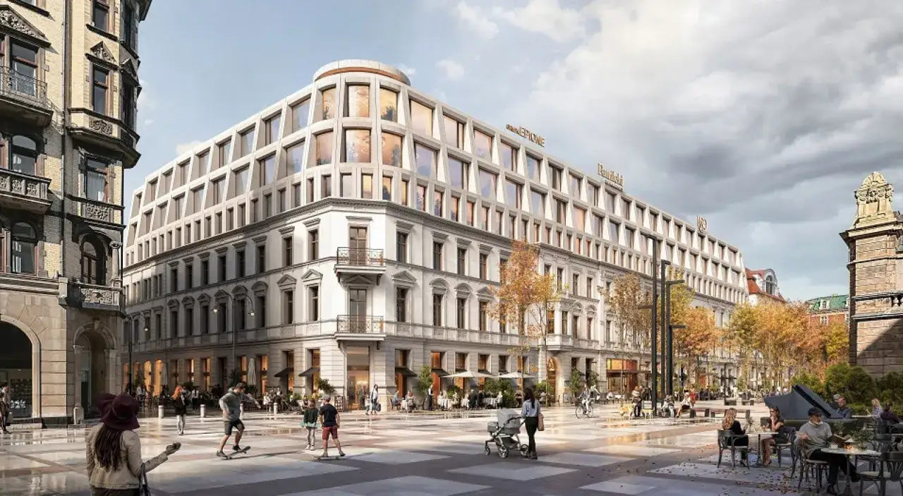 Katowice Dworcowa ulica i okolice hotelu