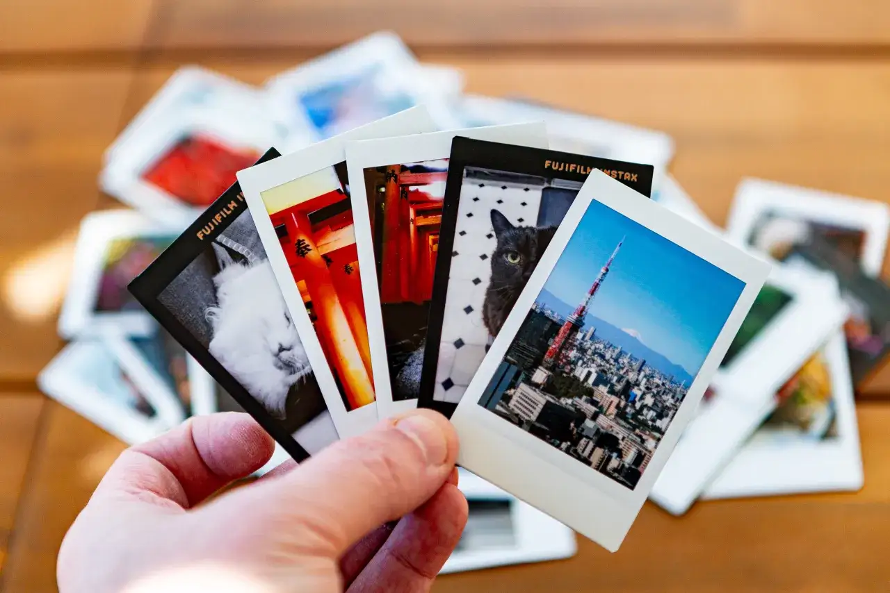 zdjęcia retro polaroid instax odbitki online polska