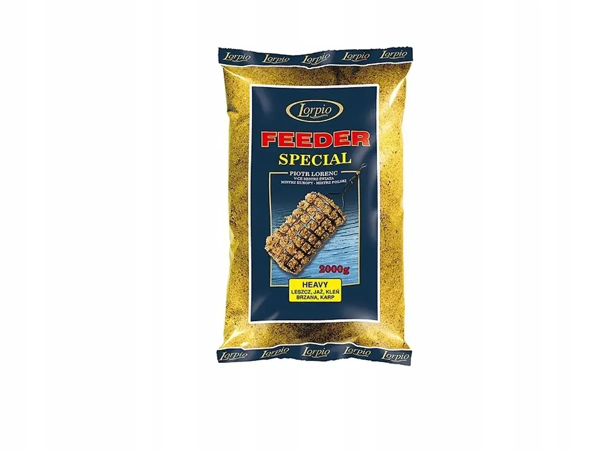 Zanęty Lorpio Feeder Special Piotra Lorenca, 2kg. Idealne na leszcza, jazia, klenia, brzane i karpia.