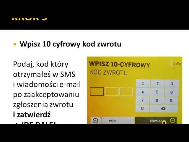 Paczkomat InPost zwrot paczki