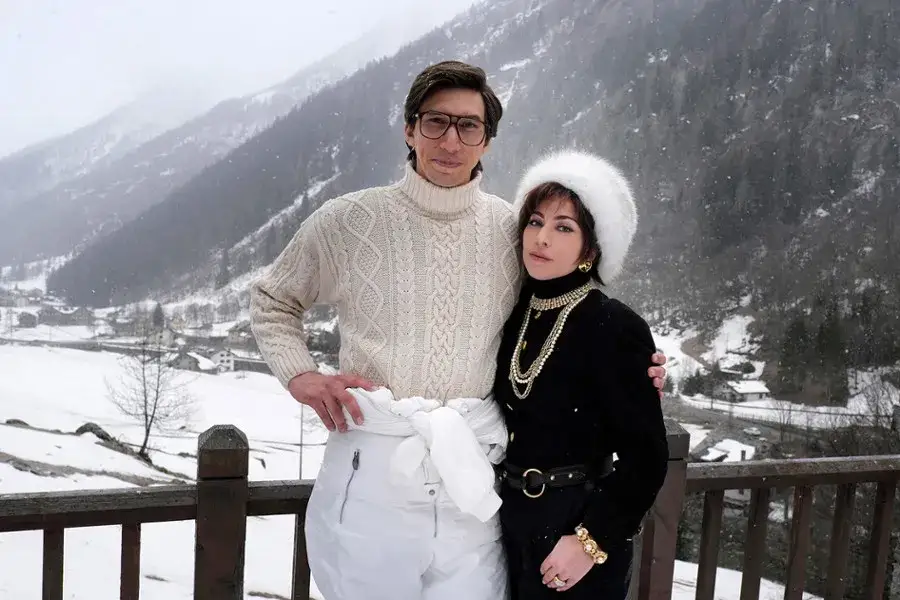Obsada filmu Dom Gucci Lady Gaga Adam Driver