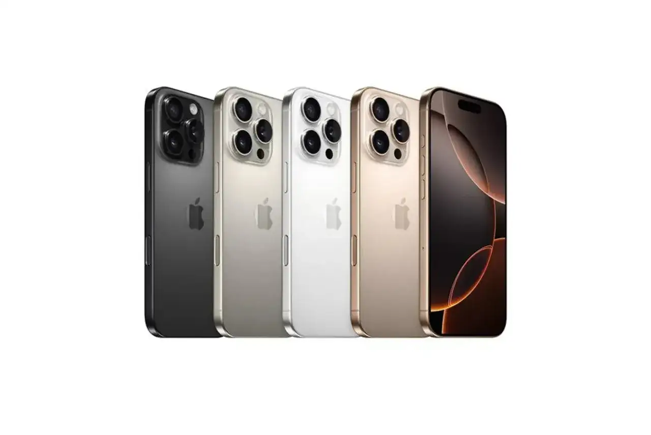 Pięć iPhone'&oacute;w w r&oacute;żnych kolorach, od czarnego po złoty. Czekamy na premierę iPhone 16!