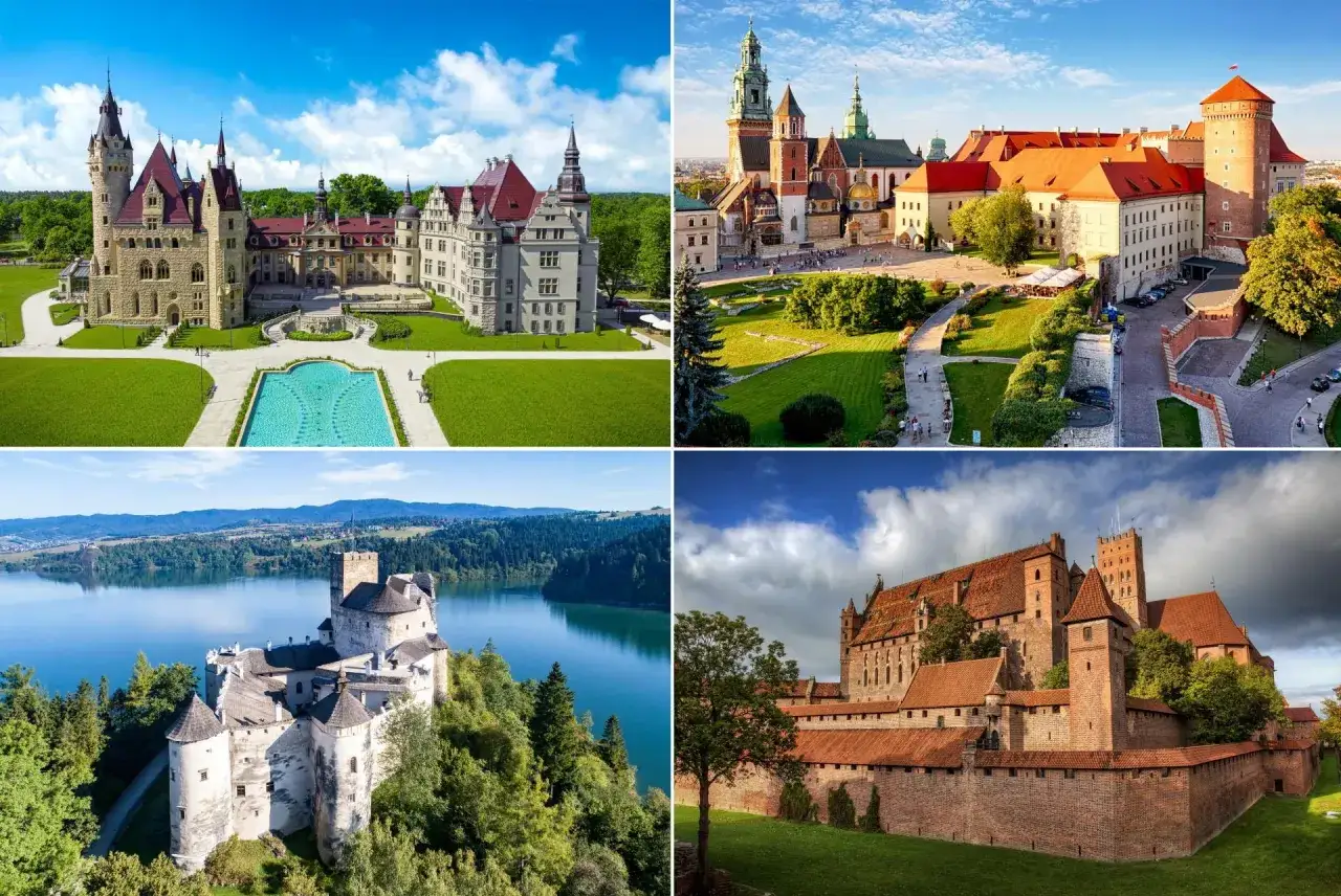 Książ, Wawel, Niedzica i Malbork – cztery wspaniałe zamki w Polsce, każdy z własną historią.