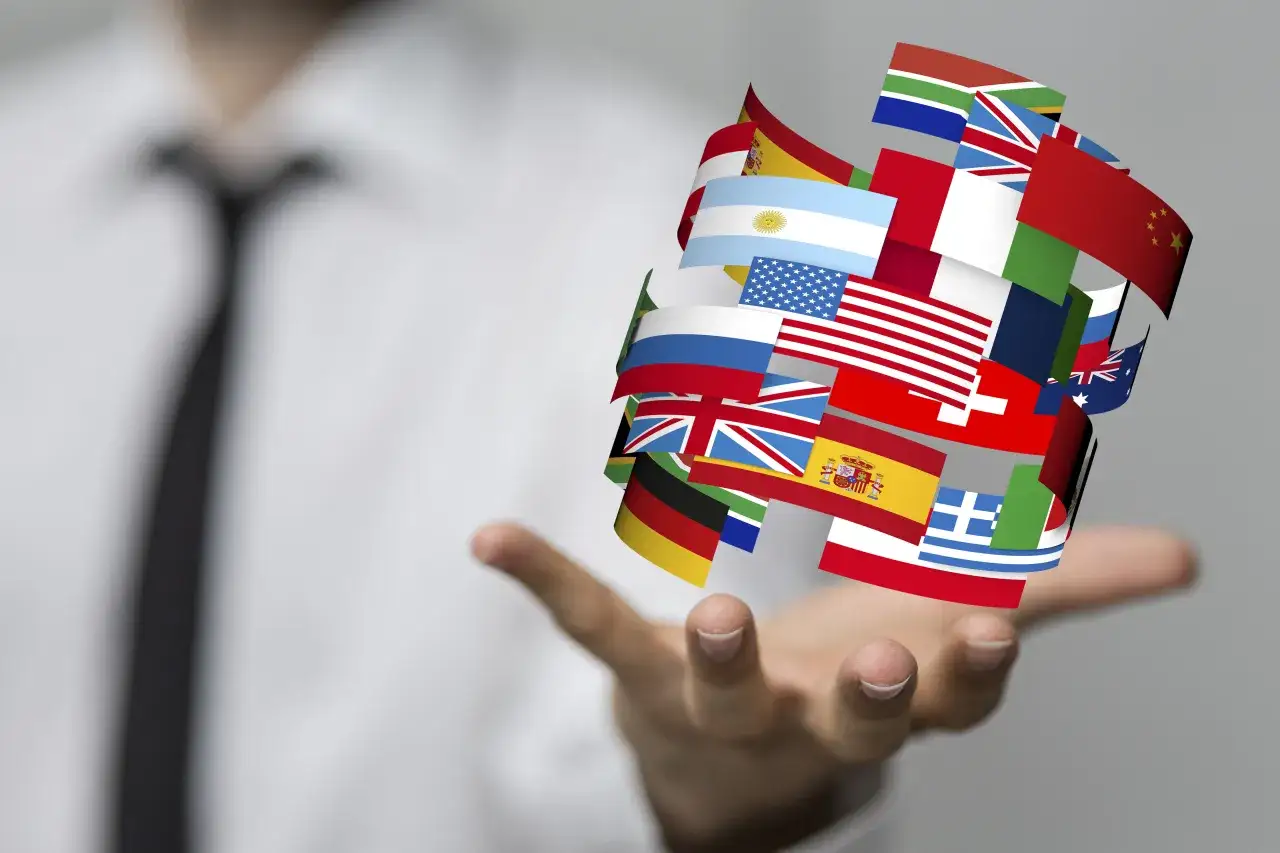 Weryfikacja rzetelności zagranicznego partnera handlowego przed wpłatą jest kluczowa. Wizerunek symbolizuje globalne kontakty biznesowe i potrzebę ostrożności.