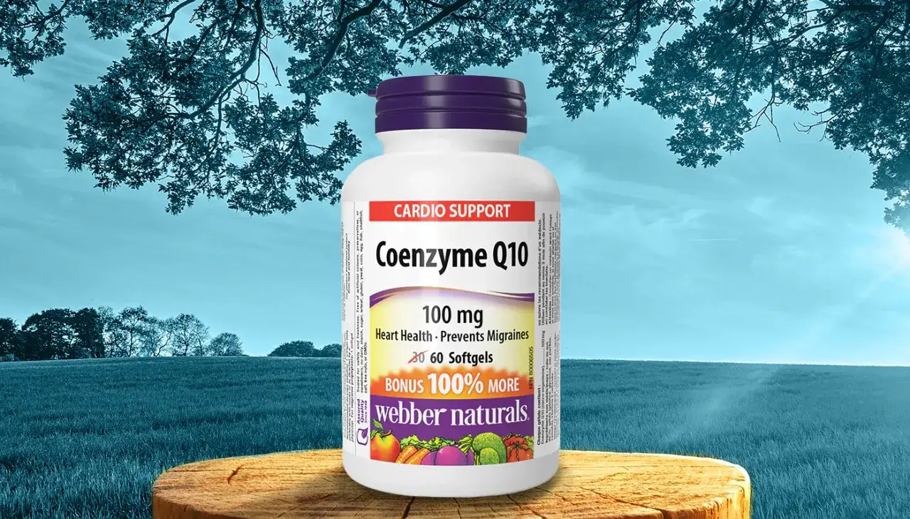 Koenzym Q10 na co? Suplement wspierający serce i zapobiegający migrenom, 100 mg, 60 kapsułek.