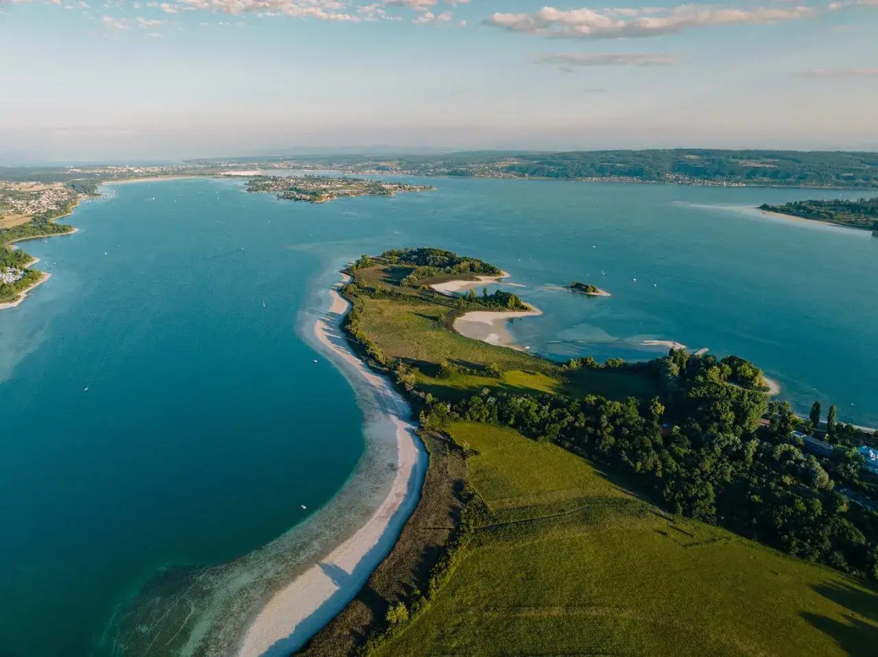 Seebad Radolfzell Mettnau &Uuml;bersicht von oben