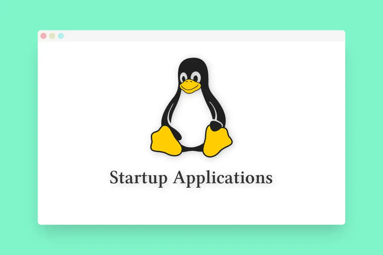 Logo pingwina Tux z napisem 