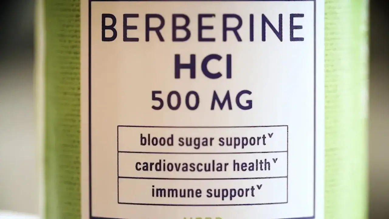 Berberina HCl 500 mg para adelgazar, apoyo para az&uacute;car en sangre, salud cardiovascular e inmunol&oacute;gica.