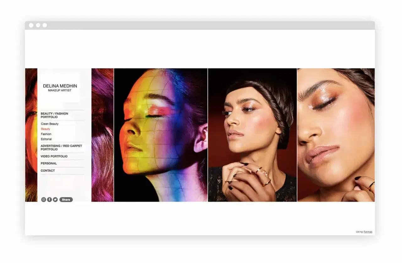 Make-up Artist Portfolio Beispiele Stuttgart