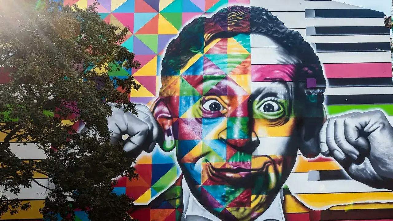 Łódź murale street art Piotrkowska