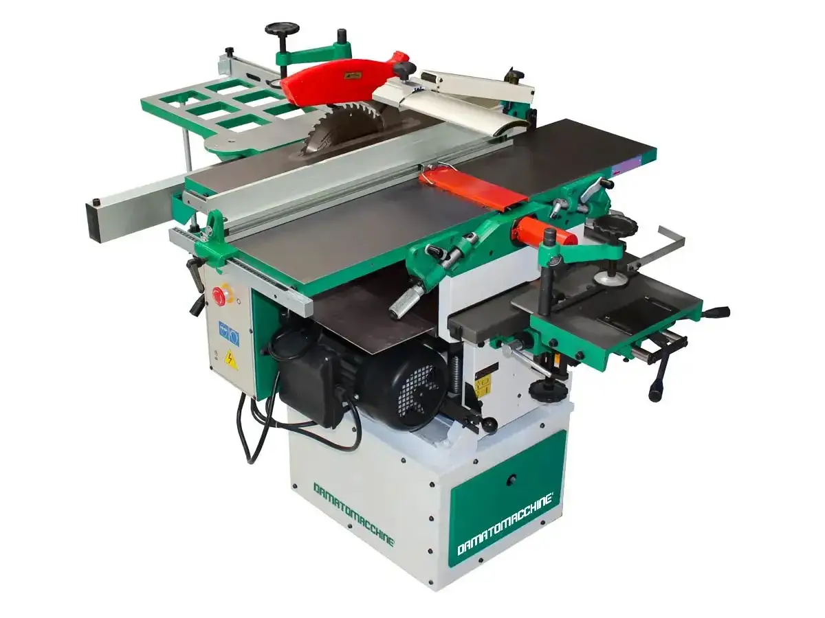 Machine à bois combinée, scie circulaire, dégauchisseuse, raboteuse, modèle hammer c3 41, pour les artisans.