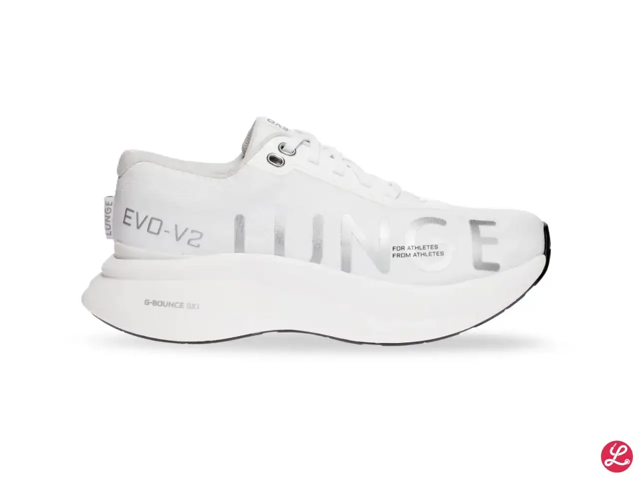 Weißer Lunge EVO-V2 Laufschuh mit