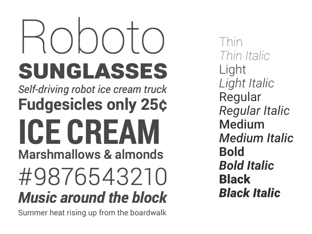 Przykład użycia font-weight w CSS
